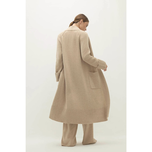 Naked Cashmere Women's Tillyn Longline Cashmere Cardigan Ecru XS NWOT - Picture 3 of 11